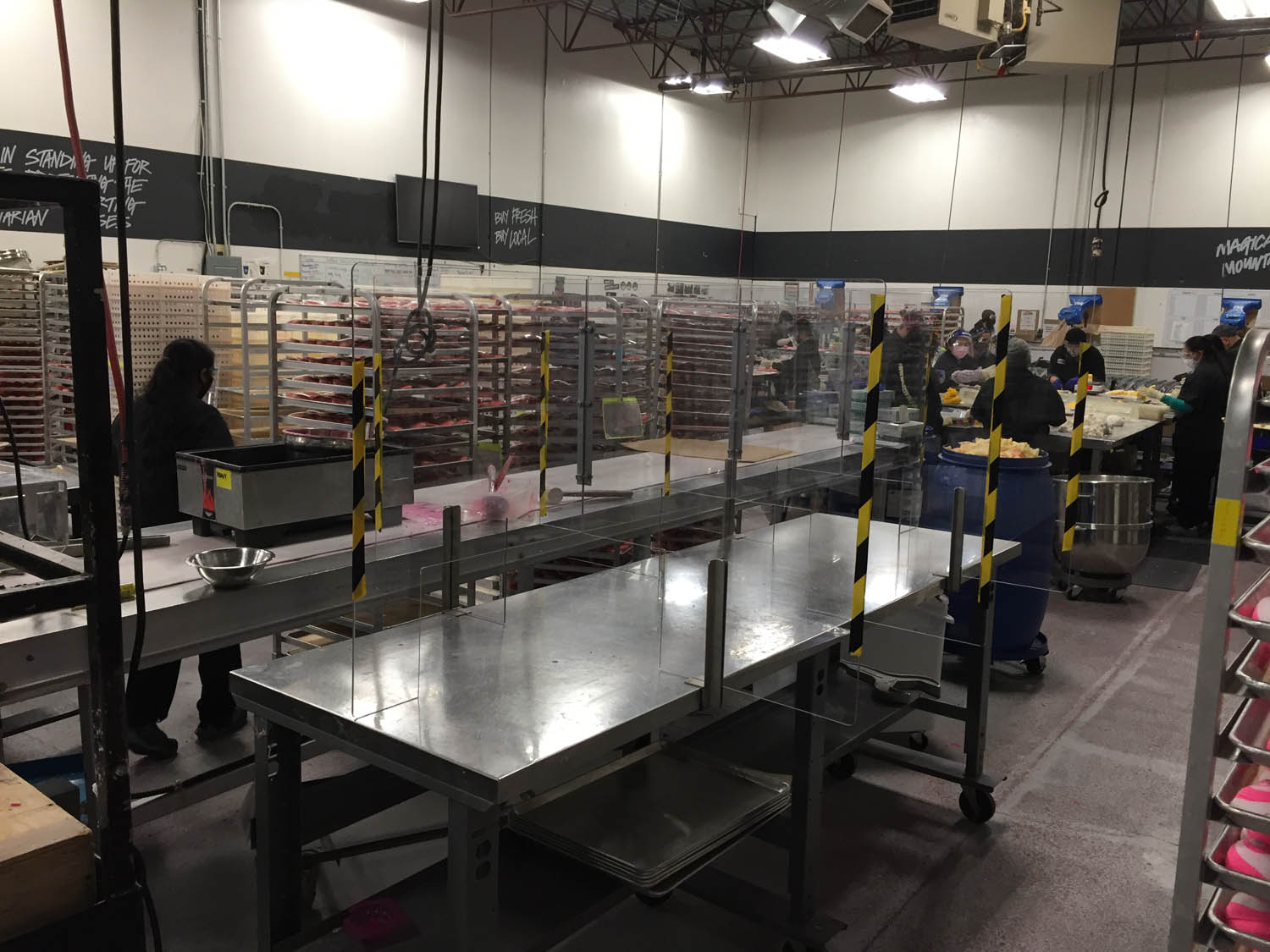 Miscellaneous Production plant stainless steel fabrication