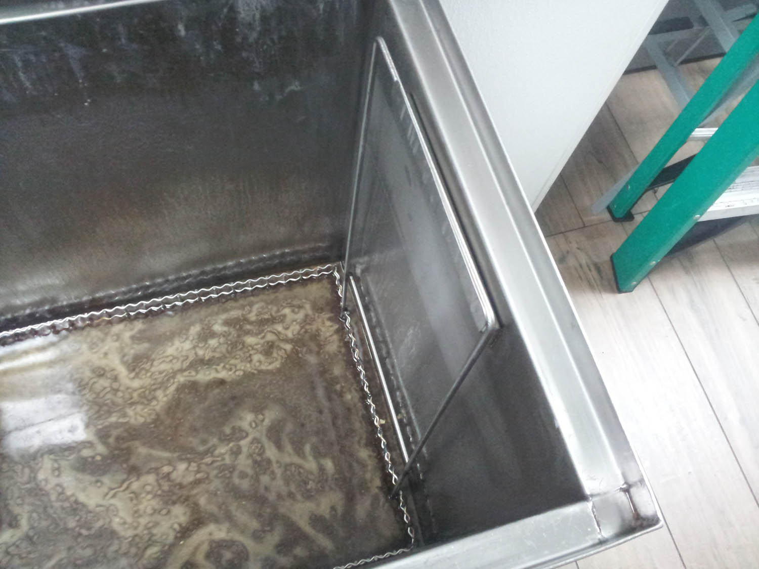 Insulated Stainless steel, heated soak tank