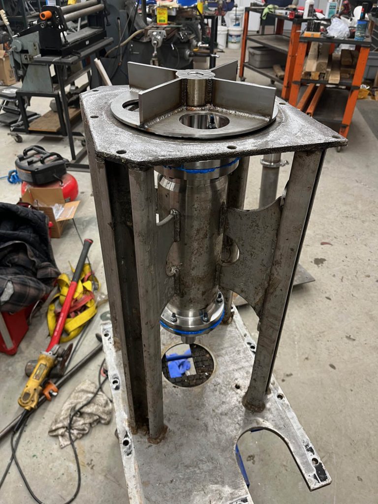 Reassembled unit, grease packed and ready for installation